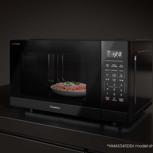 HISENSE MICROWAVE 34L BLACK Inverter DIG